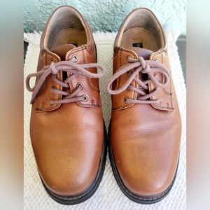 MENS 10.5W Brown Leather Shoes